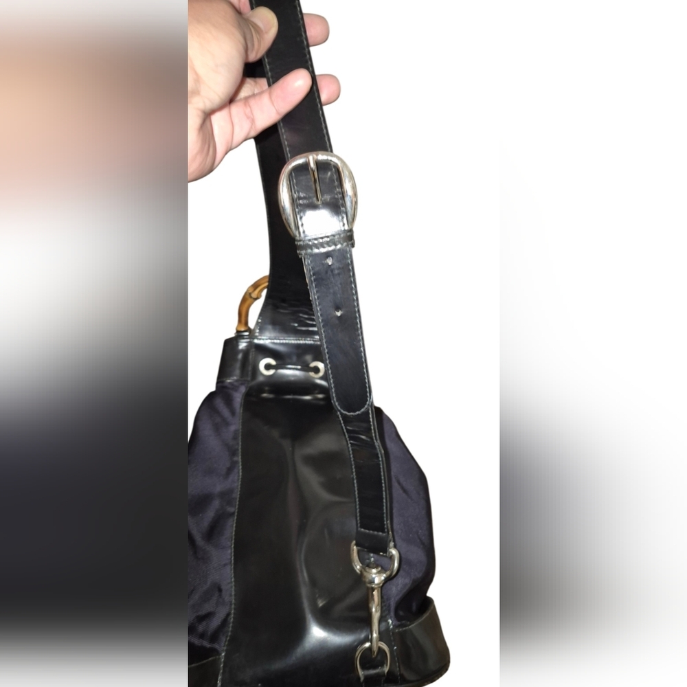 Black  Drawstring Backpack - Picture 15 of 15